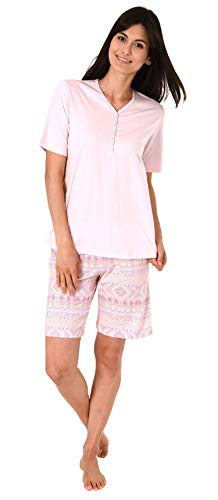 NORMANN-Wäschefabrik Damen Shorty Pyjama Kurzarm Ethnolook - auch in Übergrössen bis Grösse 60/62-191 205 90 226, Farbe:rosa, Größe2:60/62 NORMANN-Wäschefabrik Damen Shorty Pyjama Kurzarm Ethnolook - auch in Übergrössen bis Grösse 60/62-191 205 90 226, Farbe:rosa, Größe2:60/62 von Normann