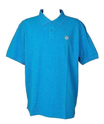 NORTH SAILS Polo Herren Kurzarmhemd mit Kragen und Knöpfen Artikel 692383 Polo S/S W Logo, 0822 Turquoise, M von NORTH SAILS