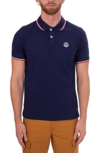 North Sails - Men's Regular Polo Shirt with Logo Collar - Size 4XL von NORTH SAILS