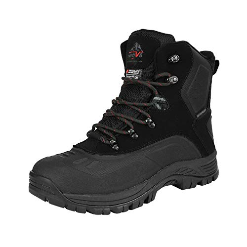 NORTIV 8 Winterschuhe Herren Warme Gefüttert Winterstiefel Wasserdicht Rutschfest Schneestiefel Outdoor Winterboots Trekking Wanderschuhe,Size 43.5,Schwarz 180411,180411 NORTIV 8 Winterschuhe Herren Warme Gefüttert Winterstiefel Wasserdicht Rutschfest Schneestiefel Outdoor Winterboots Trekking Wanderschuhe,Size 43.5,Schwarz 180411,180411 von NORTIV 8