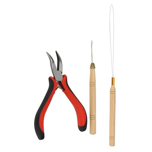 Haarverlängerungs-Werkzeug-Set, Zange, Häkelnadel, Silikon-Verbindungsringe, Perlen, Haar-Styling-Zubehör, Seiden-Haarverlängerungs-Werkzeug-Set Für Persönliche Friseur-Schönheit zu Hause Haarverlängerungs-Werkzeug-Set, Zange, Häkelnadel, Silikon-Verbindungsringe, Perlen, Haar-Styling-Zubehör, Seiden-Haarverlängerungs-Werkzeug-Set Für Persönliche Friseur-Schönheit zu Hause von NSXAYIWE
