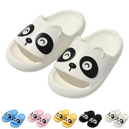 Panda Hausschuhe Cartoon Herren und Damen Sommer New Home Slipper Paar, Weiss/opulenter Garten, 4-5.5 Women/3-4 Men von NTRUEML