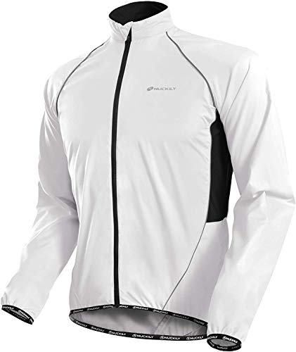 NUCKILY Fahrradjacke Herren Fahrradjacke Leichte Anti-UV Jersey Winddicht Wasserabweisend Mantel Laufen Windbreaker Regenmantel Outdoor Sportbekleidung NUCKILY Fahrradjacke Herren Fahrradjacke Leichte Anti-UV Jersey Winddicht Wasserabweisend Mantel Laufen Windbreaker Regenmantel Outdoor Sportbekleidung von NUCKILY