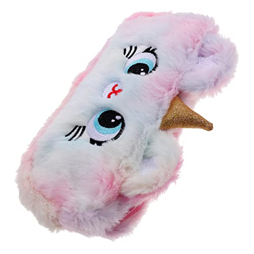 NUOBESTY Federmäppchen Einhorn Kawaii Schreibwarentasche Aufbewahrungstasche Für Schreibwaren Federmäppchen Mit Einhorn Etui Für Federmäppchen Niedlich Bleistift Plüsch Mädchen von NUOBESTY