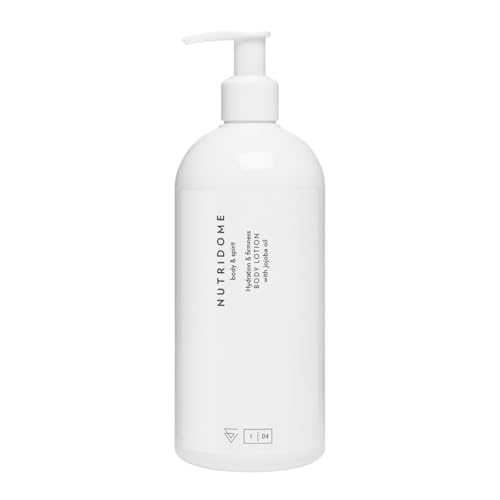Nutridome Körpermilch feuchtigkeitsspendende und straffende mit Jojobaöl 500 ml - Bodylotion Damen Männer, Umfassende Hautpflege, belebt und hydratisiert die Haut, erfrischt und beruhigt - Body Milk Nutridome Körpermilch feuchtigkeitsspendende und straffende mit Jojobaöl 500 ml - Bodylotion Damen Männer, Umfassende Hautpflege, belebt und hydratisiert die Haut, erfrischt und beruhigt - Body Milk von NUTRIDOME