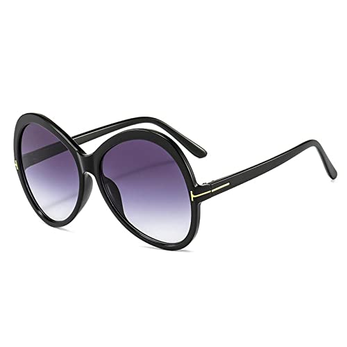NVNVNMM Damen-Sonnenbrille, großer Rahmen, Krötenbrille, Sonnenbrille, starke Frauen, lustige Mode, kleine Gesichtsbrille, einfarbig, Einheitsgröße von NVNVNMM
