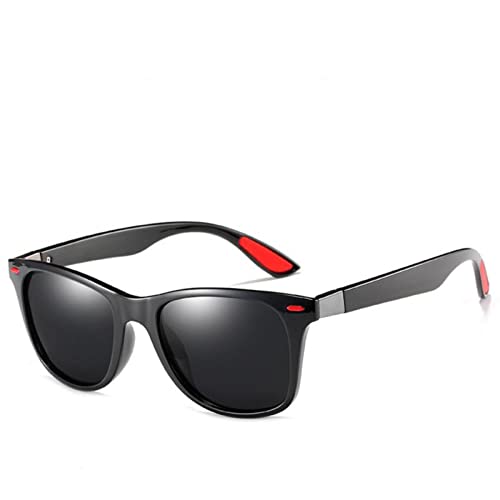 NVNVNMM Herren Sonnenbrille Mode Polarisierte Klassische Gläser Quadrat Rahmen Retro Sonnenbrille Frauen Männer Vielseitige Sport Sonnenbrille Radfahren Zubehör(03) von NVNVNMM