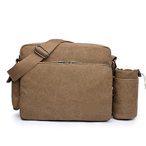 NVNVNMM Laptoptasche Box Waterproof Leather Messenger Bag women Vintage Solid Shoulder bag File von NVNVNMM