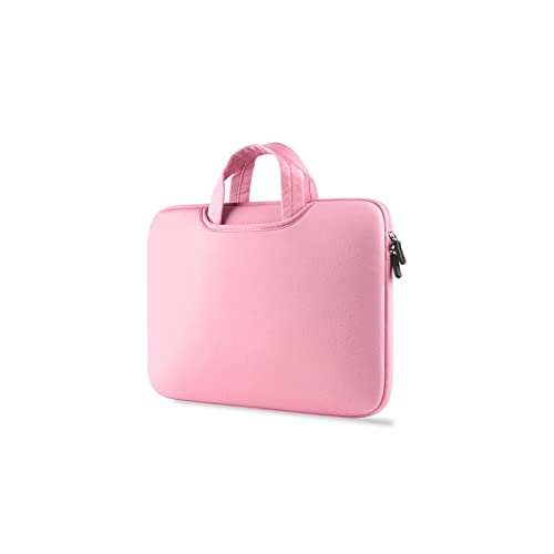 NVNVNMM Laptoptasche Laptop-Tasche wasserdichte Laptop-Tasche Handtasche geeignet for Laptop-Ärmel Damen Männer Aktentaschen(Pink,Size 13-inch) von NVNVNMM