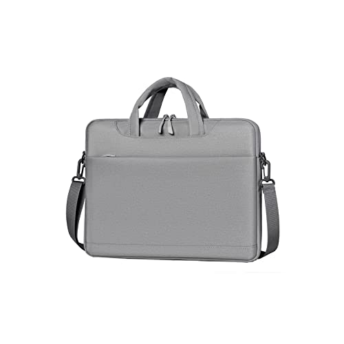 NVNVNMM Laptoptasche Laptoptasche, Schulterhandtasche, Laptoptasche, Aktentasche, geeignet for die meisten Computern, langen verschleißfesten und langen Lebensdauer(Grijs,Size 15.6 inch) von NVNVNMM