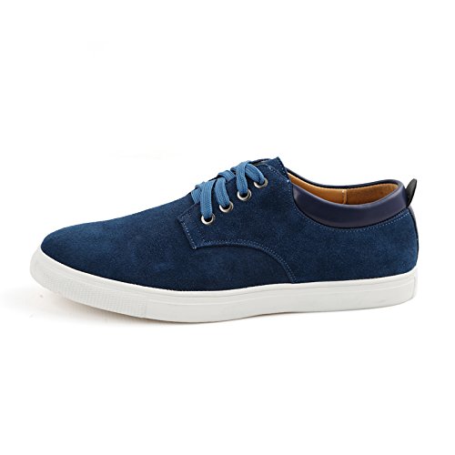 NVNVNMM Oxford Schuhe Herren Freizeitschuhe Oxford Schuhe Herren Sportschuhe Wildleder Herren Bootsschuhe, blau, 40 2/3 EU von NVNVNMM