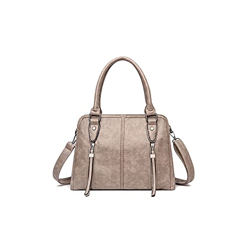 NVNVNMM Taschen für Damen, lässige Tragetasche, Damen-Handtaschen, weiches Leder, große Kapazität, Crossbody-Tasche für Damen, khaki, Einheitsgröße von NVNVNMM