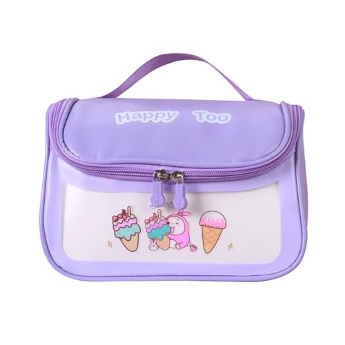 Kosmetiktasche mit großer Kapazität, wasserdicht, Reise-Make-up-Tasche, Cartoon-Kosmetik-Organizer für Damen und Mädchen, wasserdichte Kulturbeutel, große Kapazität, Reise-Make-up-Tasche, von NYCEMAKEUP