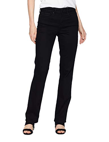 NYDJ Damen Marilyn Straight Jeans, Schwarz Bdm, 44 EU von NYDJ