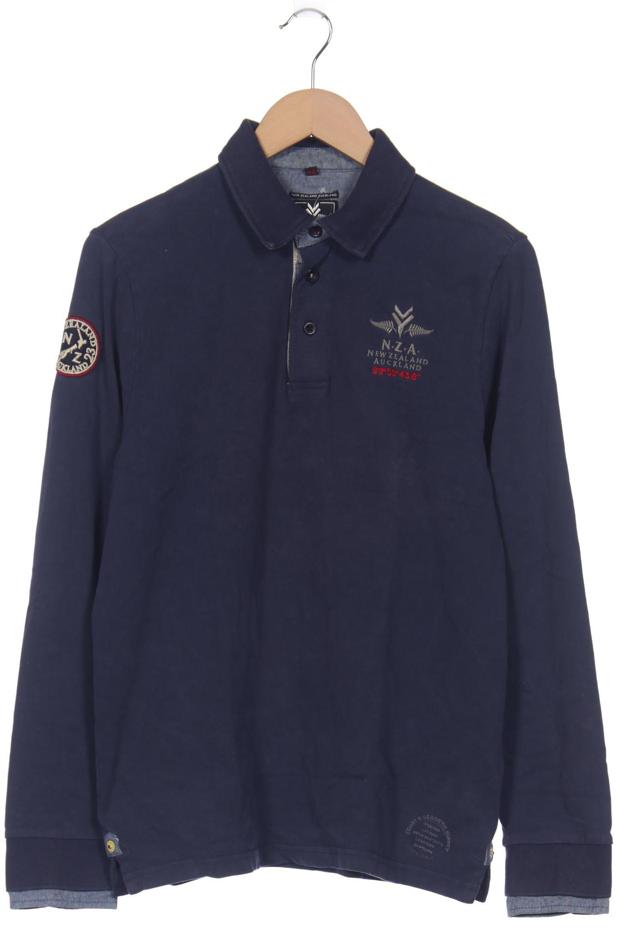 NZA NEW Zealand Auckland Herren Langarmshirt, marineblau, Gr. 46 von NZA NEW ZEALAND AUCKLAND