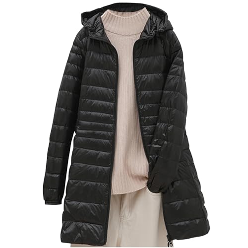 Daunenjacke Damen Leichte Steppjacke Einfarbig Winterjacke Jacke mit Abnehmbare Kapuze Große Größen Wintermantel Warme Daunenmantel Zip Up Steppmantel Langarm Kapuzenjacke Mantel Skijacke Outdoorjacke Daunenjacke Damen Leichte Steppjacke Einfarbig Winterjacke Jacke mit Abnehmbare Kapuze Große Größen Wintermantel Warme Daunenmantel Zip Up Steppmantel Langarm Kapuzenjacke Mantel Skijacke Outdoorjacke von NZYIHAO
