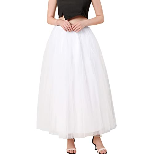 Tüllrock rot Damen 4 Lagen Lang Tüllrock Maxirock Prinzessin Ballettrock A-Linie Unterrock für Karneval Hochzeit Party Tüllrock rot Damen 4 Lagen Lang Tüllrock Maxirock Prinzessin Ballettrock A-Linie Unterrock für Karneval Hochzeit Party von NaLatia