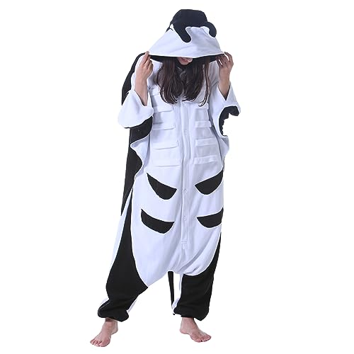 NaVarch Adult Animal Pyjamas Onesie Cosplay Costume for Party, Damen Herren Karneval Halloween Jumpsuit Homewear Manta, M von NaVarch