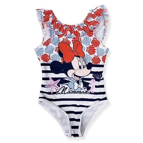 Badeanzug für Mädchen, Disney, Minnie Maus, einteilig, Badeanzug, 6161, marineblau, 3 Jahre von Nada Home