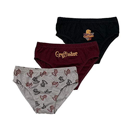 Slip 3 Stück Offizielle Harry Potter Kinder Shorties Unterwäsche 4106, Mehrfarbig 9-10 Jahre von Nada Home