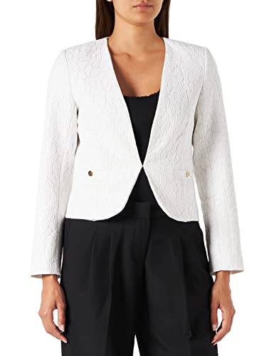 Naf Naf Damen Lana V2 Blazer, Elfenbein, 36 von Naf Naf