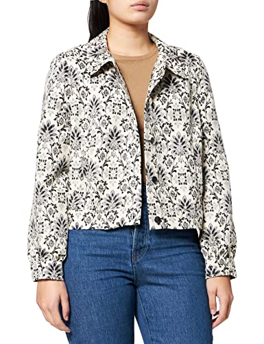 Naf Naf Damen Pierre K1 Blouse, Noir/Ecru, L von Naf Naf