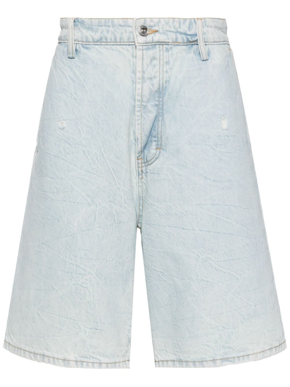 Nahmias Jeans-Shorts mit Stone-Wash-Effekt - Blau von Nahmias