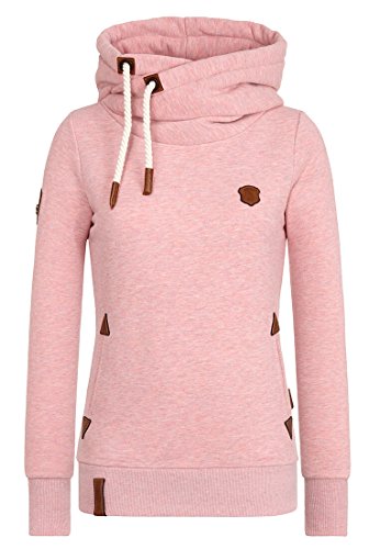 Naketano Damen Kapuzenpullover , Schmutzmuschi Pink Melange, Small von Naketano