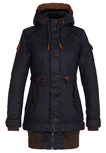 Naketano Damen Mantel Langes Fädchen Faules Mädchen III Coat Naketano Damen Mantel Langes Fädchen Faules Mädchen III Coat von Naketano