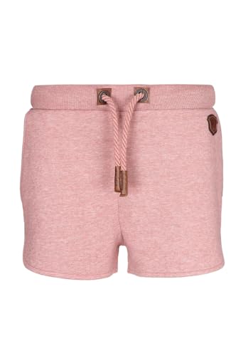 Naketano Damen Sweatshorts Truly Glorious, Farbe:pink-Melange, Größe:2XL von Naketano