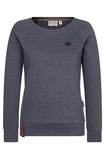 Naketano Female Sweatshirt Krokettenhorst, Indigo Blue Melange, Gr. L von Naketano