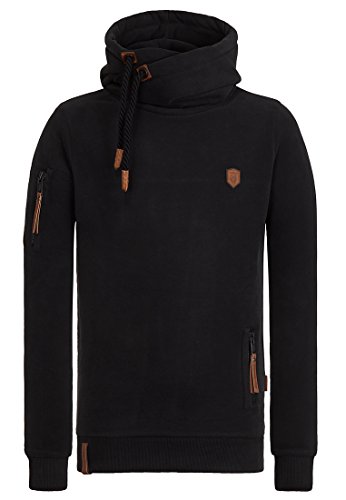 Naketano Herren Kapuzenpullover Pimp Hoodie-Medium-Black von Naketano