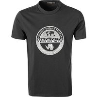 NAPAPIJRI Herren T-Shirt blau Baumwolle von Napapijri