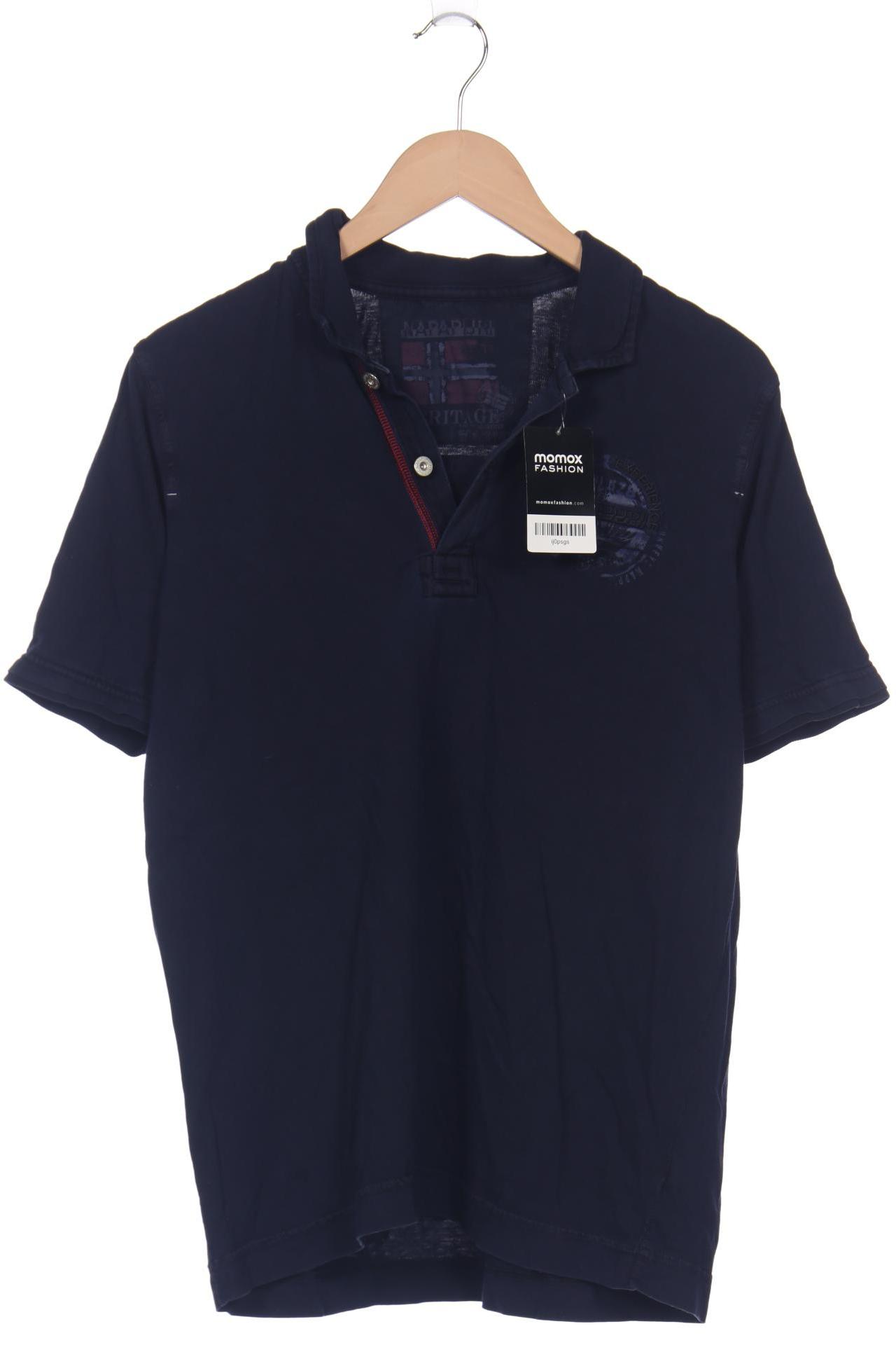 Napapijri Herren Poloshirt, marineblau, Gr. 48 von Napapijri