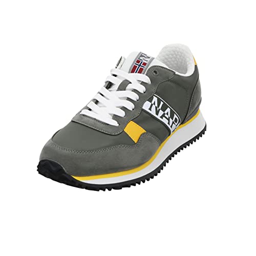 Napapijri Herren Schnürhalbschuhe Running Cosmos Sneaker Synthetikkombination Freizeit Elegant Schuhe Logoprint Sneaker weiß/beige/braun Napapijri Herren Schnürhalbschuhe Running Cosmos Sneaker Synthetikkombination Freizeit Elegant Schuhe Logoprint Sneaker weiß/beige/braun von Napapijri