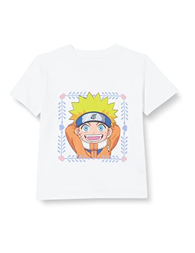 Naruto Mädchen Ginarutts007 T-Shirt, weiß, 8 Jahre von Naruto