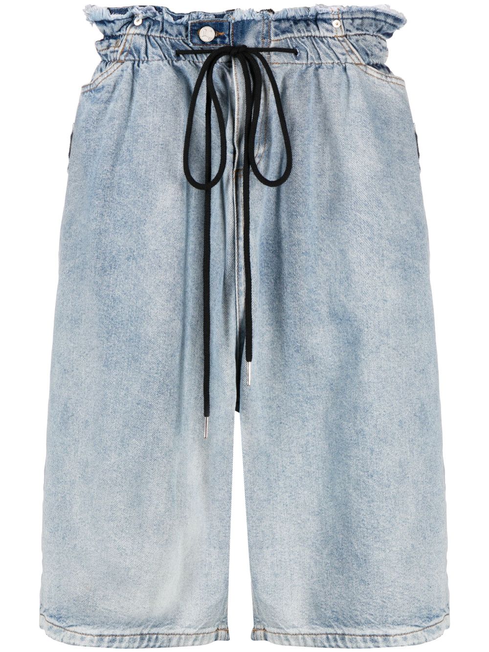Natasha Zinko Jeans-Shorts mit Gürtel - Blau von Natasha Zinko