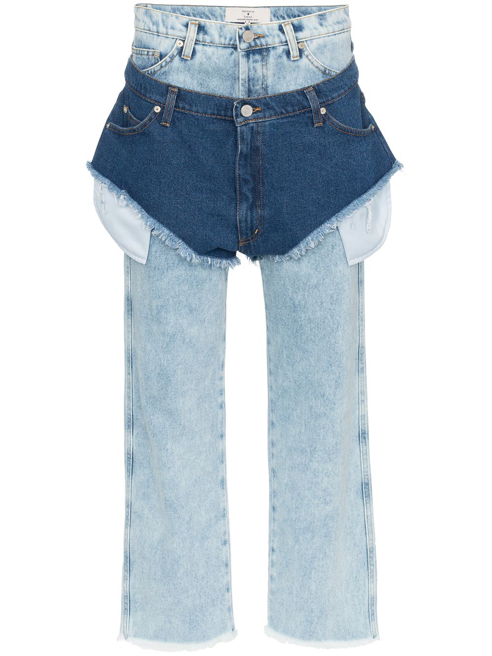 Natasha Zinko Jeanshorts mit hohem Bund - Blau von Natasha Zinko