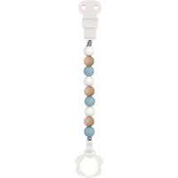 Nattou Schnullerkette blau-weiss-beige von Nattou