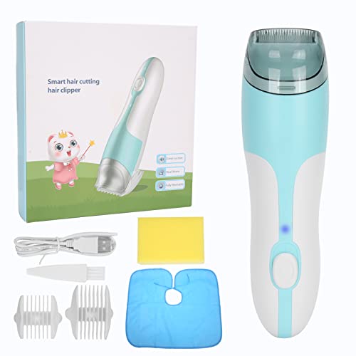 Elektrischer Baby-Haarschneider, Baby-Haarschneider, Wasserdichter Kinder-Haarschneider Für Kleinkind-Haarrasierer, Baby-Haar-Styling-Set Für Sanfte Babypflege von Natudeco