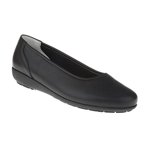 Natural Feet Bequeme Damen Ballerinas aus Hirschleder, Johanna, sportliche breite Flache Sommerschuhe, Halbschuhe, Weite H, Hallux Valgus geeignet, weiche Barfuß Schuhe mit Wechselfußbett 37 schwarz Natural Feet Bequeme Damen Ballerinas aus Hirschleder, Johanna, sportliche breite Flache Sommerschuhe, Halbschuhe, Weite H, Hallux Valgus geeignet, weiche Barfuß Schuhe mit Wechselfußbett 37 schwarz von Natural Feet