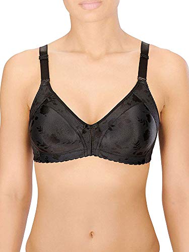 Naturana® Minimizer BH ohne Bügel [Cup B-G] I Optimaler & maximaler Halt Dank Perfekter Schnittführung & Breiten Trägern I Eleganter BH Minimizer für eine optisch kleinere Cupgröße 105 Schwarz B von Naturana