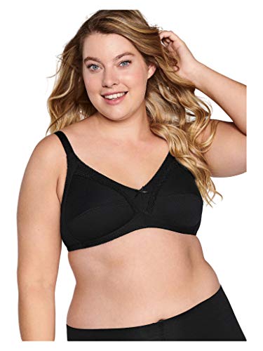 Naturana Damen 86545 BH, Undurchsichtige, Schwarz, 75E von Naturana