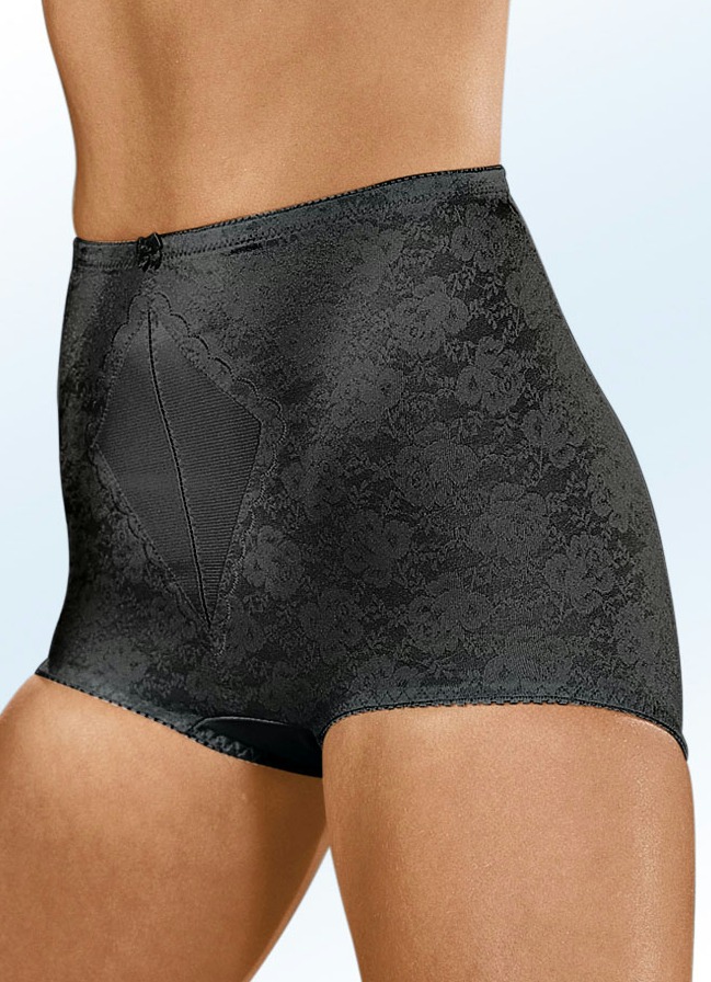 Naturana Miederhose mit Jacquarddessin, Schwarz, Größe 95 von Naturana