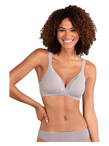 Naturana Pünktchen Soft-BH mit Schale - 5747 80 Taupe/Grey A von Naturana