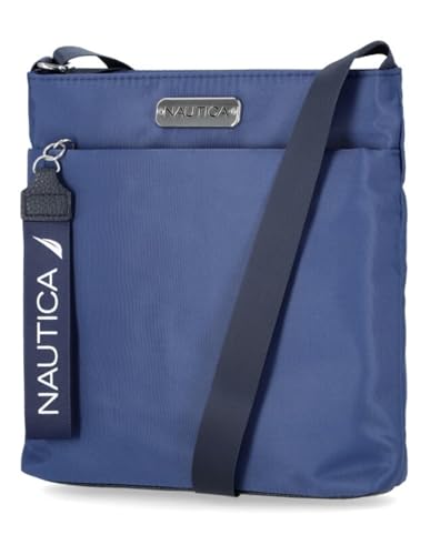 Nautica Damen Diver Nylon Small Womens Crossbody Bag Purse with Adjustable Shoulder Strap Schultertasche, Indigo von Nautica