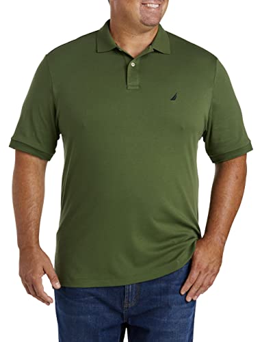 Nautica Herren Classic Fit Short Sleeve Solid Soft Cotton Polo Shirt Poloshirt, Kiefernwald, 3X von Nautica