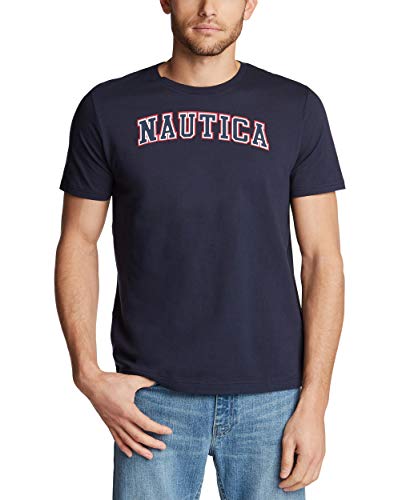 Nautica Herren V91800 T Shirt, Navy, XL EU von Nautica