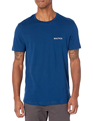 Nautica Men's Short Sleeve Solid Crew Neck T-Shirt von Nautica