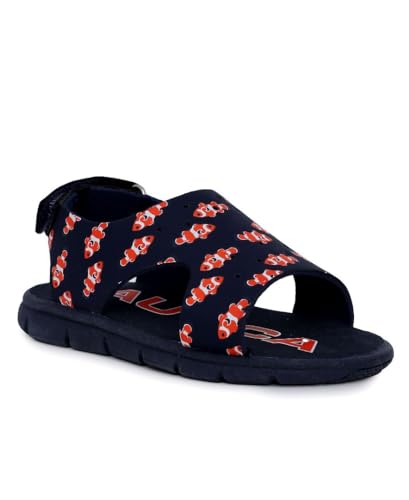 Nautica Sportsandalen für Kinder, Wasserschuhe, Sommersandalen mit offenem Zehenbereich, für Jungen und Mädchen (kleines Kind/großes Kind), Clownfisch, Marineblau, 13.0 cm von Nautica